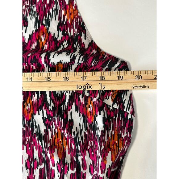 Catos Women’s Size M 1/4 Button Up Sleeveless Blouse Flowy Lightweight - Picture 7 of 10